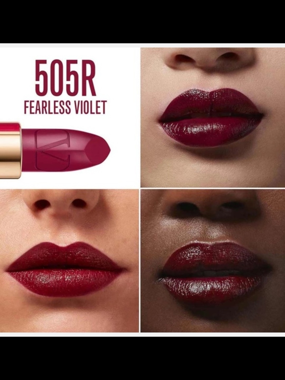 505R Fearless Violet Long-Wear Lipstick - Deep Violet